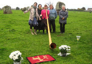 Godmother - goddaughter ceremony, Stanton Drew stone circle, Cheddar, Somerset
