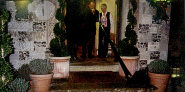 With Sting, Christmas party at his home in Wiltshire